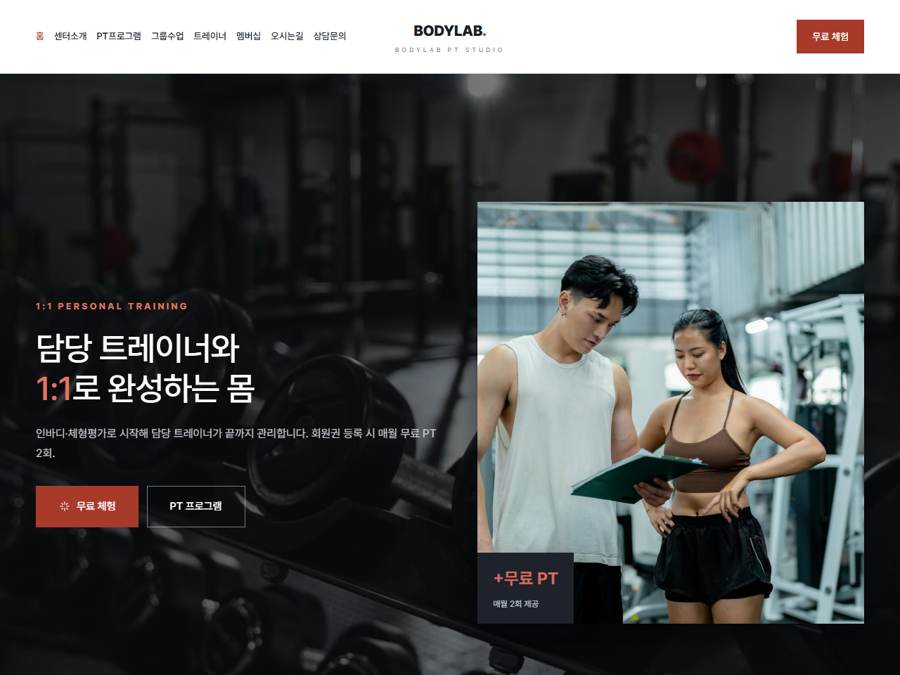 헬스 V2 PC 화면