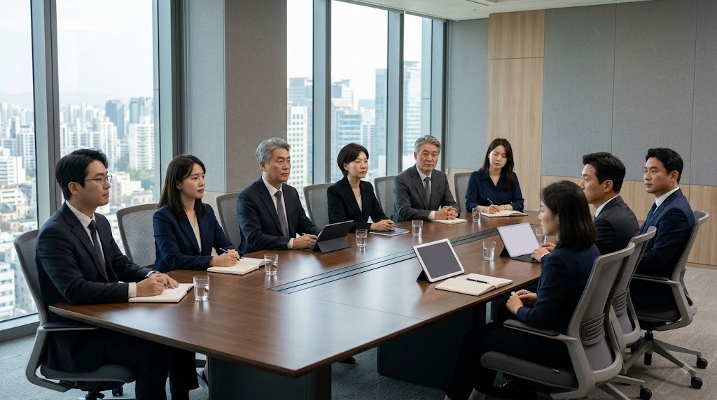 설계·공정·품질 책임자가 모인 사양 결정 회의
