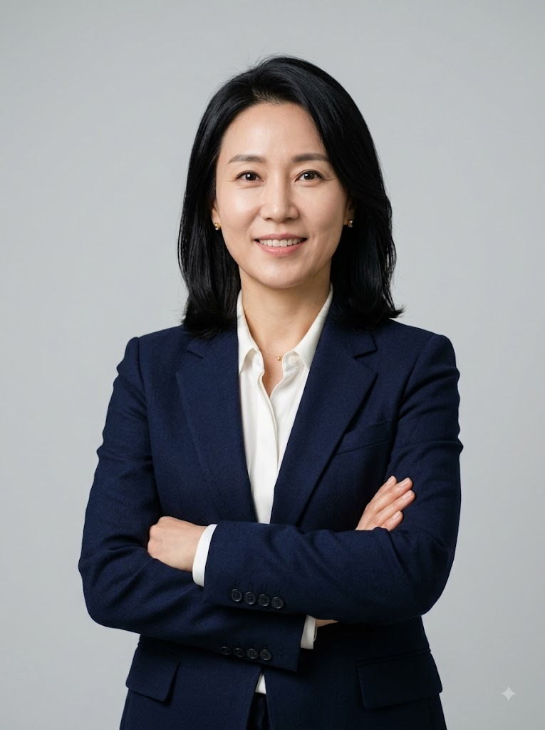 생산본부장 한지연의 상반신 사진