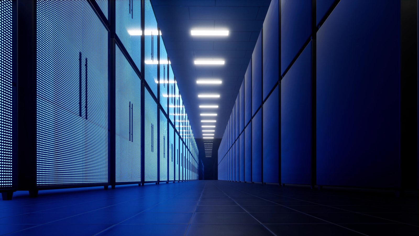 데이터센터 랙 통로