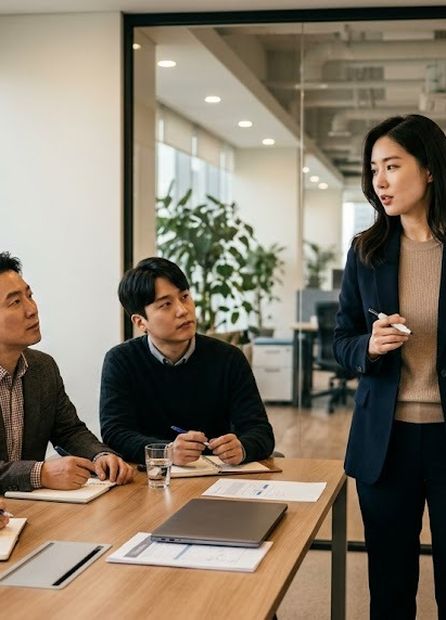 서비스 업종 도입 장면