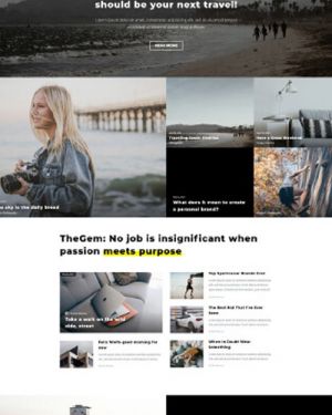 블로그형 매거진  C형