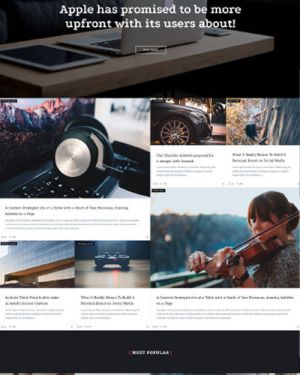 블로그형 매거진  D형