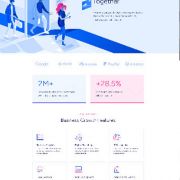 회사/기업/비즈니스 랜딩페이지 N형