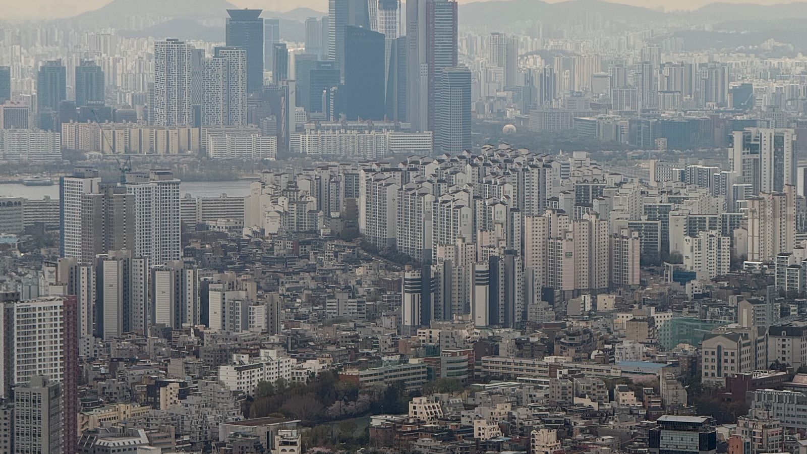 서울 도심 스카이라인
